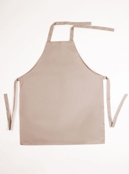 Фартук с грудкой (тк.Смесовая,220), бежевый от магазина Рабочий класс