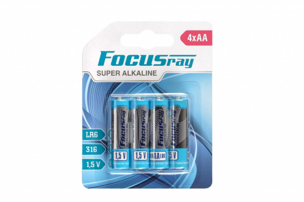 FOCUSray Super ALKALINE LR6/BL4 4/48/576 от магазина Рабочий класс