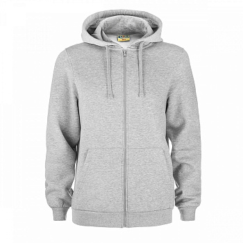 Толстовка на молнии REDFORT цв. Серый меланж (70% Хлопок, 30% полиэстер) от магазина Рабочий класс