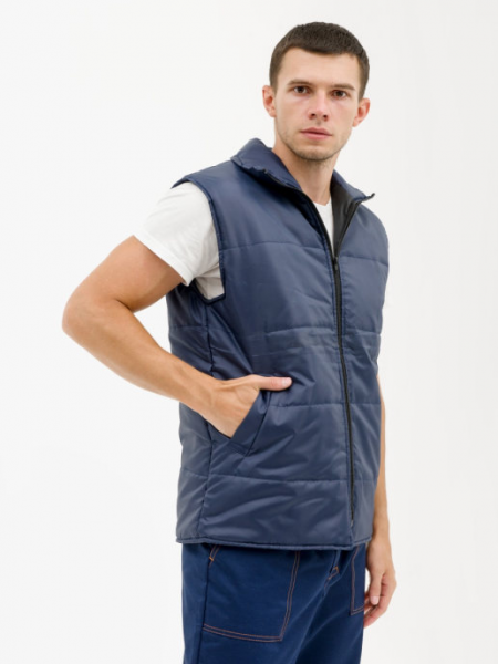 Жилет утепленный тк. Оксфорд цв. т.синий от магазина Рабочий класс