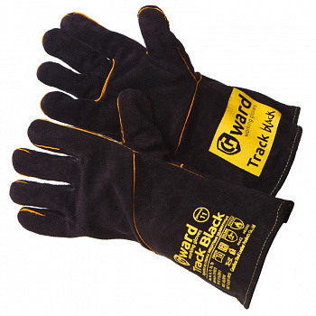 Краги спилковые Gward Track Black от магазина Рабочий класс