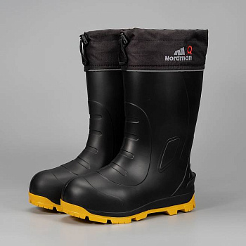 5-090-D03 Сапоги мужские NordMan Quaddro -50°C из ЭВА с подошвой ТЭП цв. черный+желтый от магазина Рабочий класс