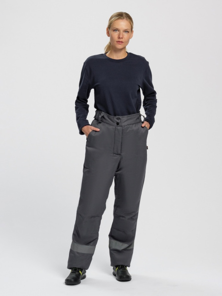 Брюки зимние женские Вьюга СОП (тк.Смесовая,210), т.серый от магазина Рабочий класс