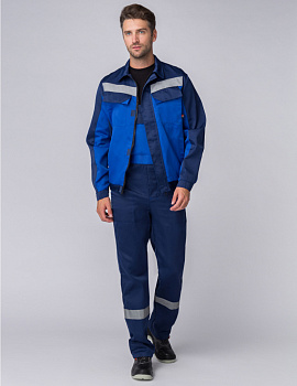 Костюм летний Мастер с п/к т.синий с СОП от магазина Рабочий класс