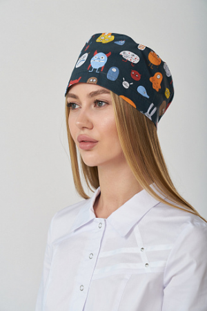 3-3150К Колпак Хлопок (57-59 Вирусы на черном) от магазина Рабочий класс