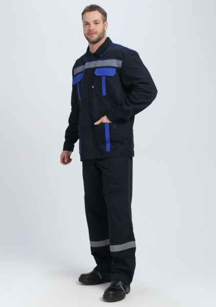 Костюм Итрорис-2 СОП (тк.Саржа,250) п/к, т.синий/васильковый от магазина Рабочий класс