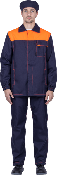 Костюм мужской ХИМОС (куртка, брюки) от растворов кислот и щелочей, механических воздействий от магазина Рабочий класс