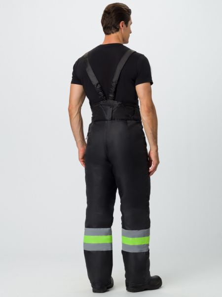 Костюм зимний Дорожник (тк. Оксфорд) брюки, цв. лимонный/черный  от магазина Рабочий класс