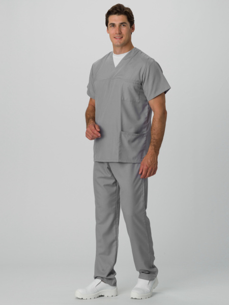 Костюм мужской универсальный хирурга (тк.Панацея,160), серый гранит от магазина Рабочий класс