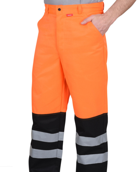 Костюм "СИРИУС-МАГИСТРАЛЬ-ЛЮКС" куртка, брюки цв. оранжевый от магазина Рабочий класс