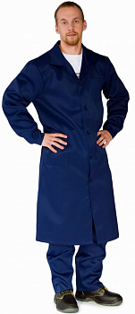 Халат муж. "Технолог" (т.син+вас) от магазина Рабочий класс