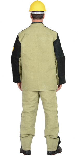 Костюм сварщика тип В утепленный (брезент+спилок) от магазина Рабочий класс