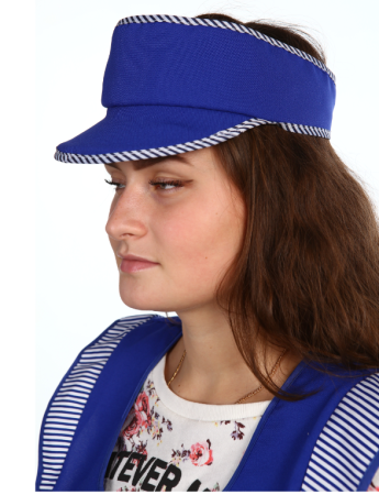 Козырек продавца тк. Габардин, цв. василек от магазина Рабочий класс