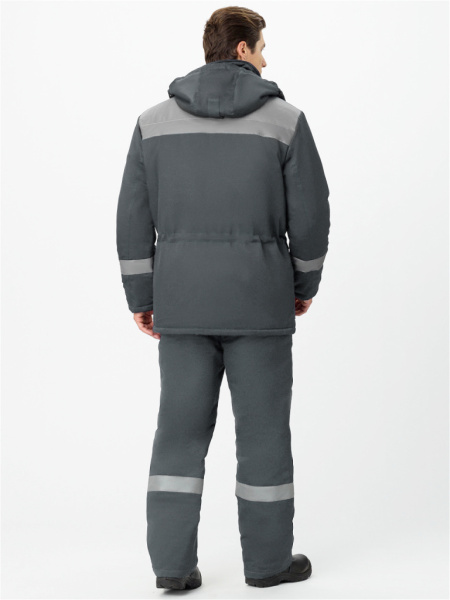 Костюм зимний Нейч-2 СОП (тк.Смесовая,210) п/к, серый/св.серый от магазина Рабочий класс