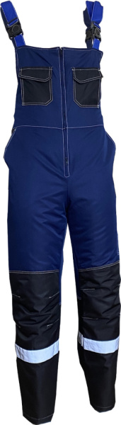 Костюм зимний мужской ЮКОН-Мембрана, ЮП-2, с п/к, цв. т-синий, черный, васильковый от магазина Рабочий класс