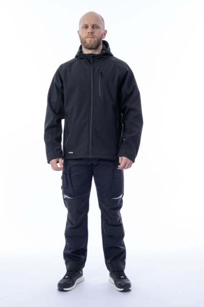 Куртка софтшелл Brodeks KS232, черный от магазина Рабочий класс