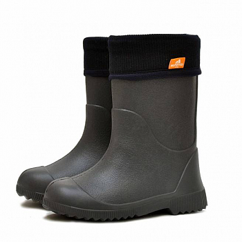 Сапоги школьные из ЭВА Nordman JET с флисовым утеплителем цвет серый от магазина Рабочий класс