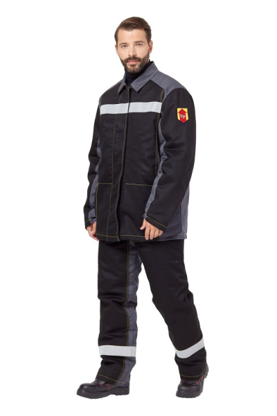 Костюм сварщика мужской зимний "Файмер 1" цвет серый/черный от магазина Рабочий класс