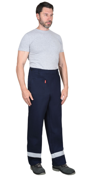 Костюм сварщика СИРИУС-ГЕРКУЛЕС летний, куртка, брюки темно-синий, СОП 50мм от магазина Рабочий класс