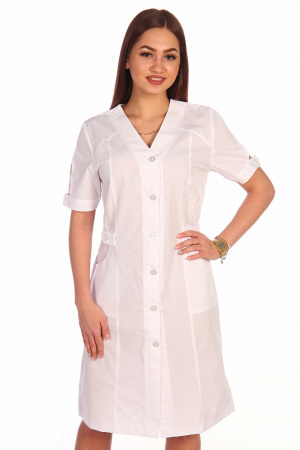 Халат № 101 цв. Белый от магазина Рабочий класс