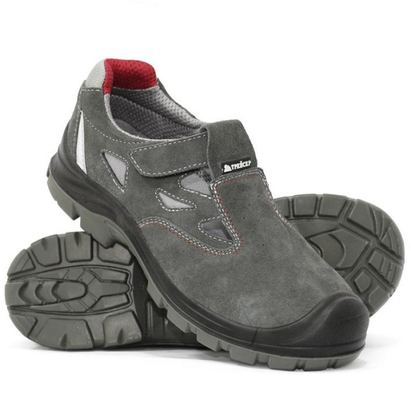 Полуботинки с перфорацией Трейсер-Актив с КП цвет серый от магазина Рабочий класс