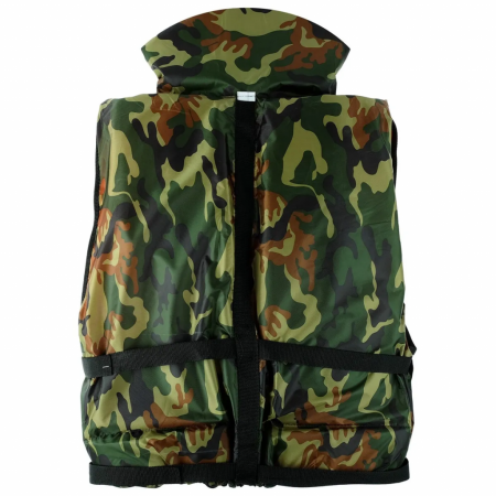 Жилет спасательный с подголовником (двусторонний) Капитан супер 120 кг от магазина Рабочий класс