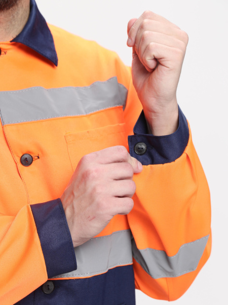 Костюм Костюм Легион-Трасса-Р new, п/к, т.синий+оранжевый от магазина Рабочий класс