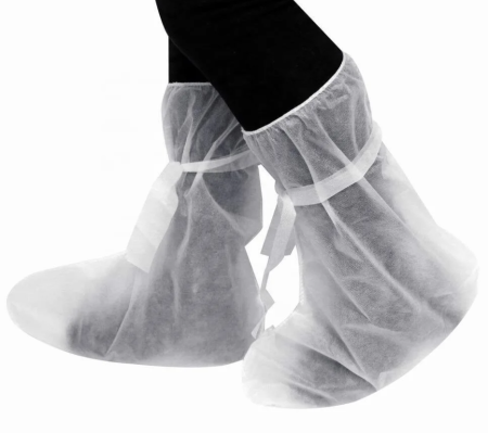 Бахилы на завязках белые (спанбонд) 40 гр. от магазина Рабочий класс