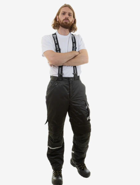 Зимние брюки Brodeks KW304, черный от магазина Рабочий класс