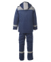 Костюм Стандарт-Люкс (тк. Грета) с СОП, куртка+п/к, т.синий+серый от магазина Рабочий класс