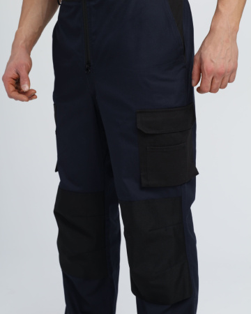 Полукомбинезон Милан (тк.Смесовая), т.синий/черный от магазина Рабочий класс