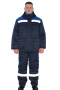 Костюм Бур, зимний, куртка+п/к, тк. Грета цв. т.син.+вас., СОП от магазина Рабочий класс