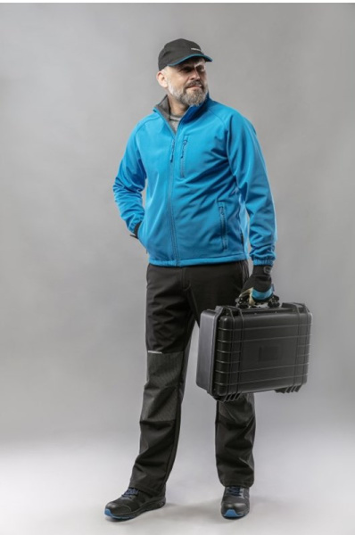 Толстовка SOFTSHELL, HOEGERT BIESE, цвет синий от магазина Рабочий класс