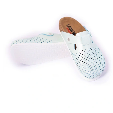 Женские Сабо "LEON medikal" арт. MED4250W (белый) от магазина Рабочий класс