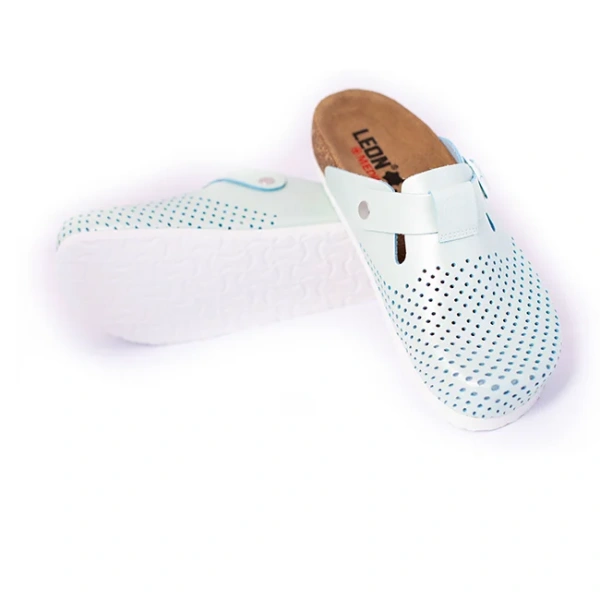 Женские Сабо "LEON medikal" арт. MED4250W (белый) от магазина Рабочий класс