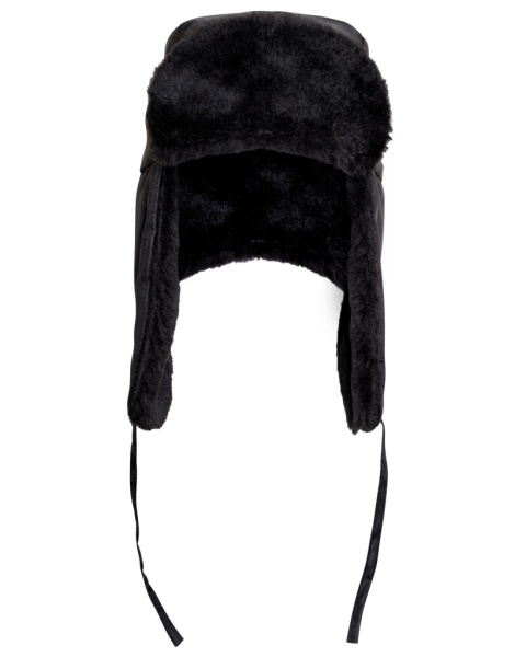 Шапка ушанка ЛЮКС цв. т.серый тк. Оксфорд от магазина Рабочий класс