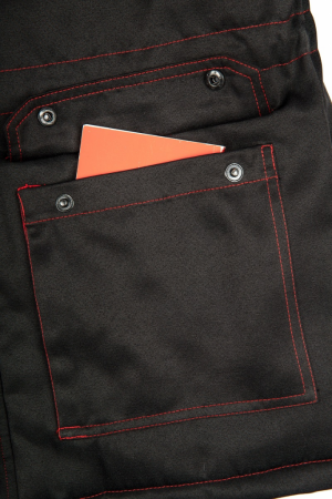 Титан, костюм зимн. куртка+п/к черн.+красн. от магазина Рабочий класс