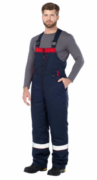 Анкер, костюм утепленный с п/к цв. синий-красный, 4 кл. пояс от магазина Рабочий класс