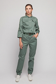 6-6117 3/4 Комбинезон женский Аква Ремень  от магазина Рабочий класс