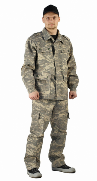 Костюм Захват, куртка+брюки цв. КМФ св. серый Цифра от магазина Рабочий класс