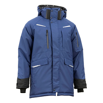 Зимняя куртка-парка Brodeks KW215, синий от магазина Рабочий класс