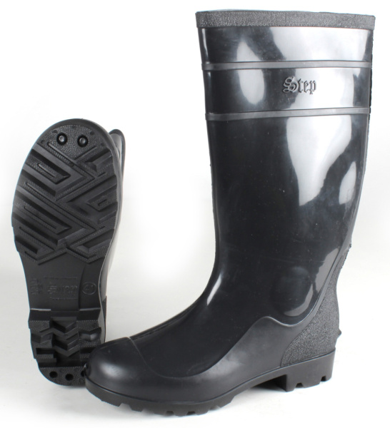 Сапоги мужские ПВХ двухкомпонентные Step, черный  от магазина Рабочий класс