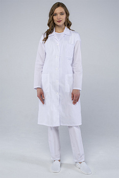 Халат женский База (тк.ТиСи), белый от магазина Рабочий класс