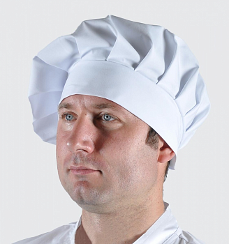 Колпак "Блин" (обычный) цв. белый тк. ТиСи от магазина Рабочий класс