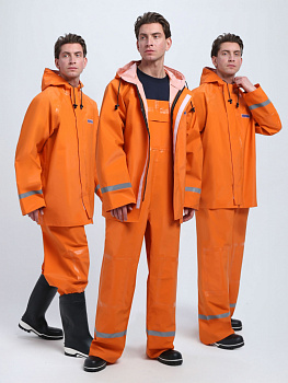 Костюм рыбака Fisherman`s WPL (500 гр/м2) оранжевый (ЧЗ) от магазина Рабочий класс
