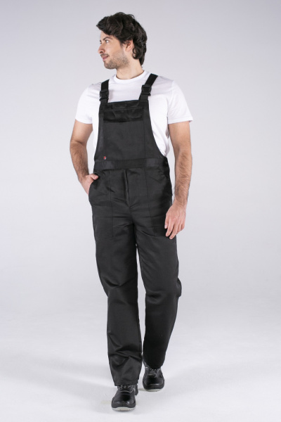 Полукомбинезон ИТР (тк.Смесовая,210), черный от магазина Рабочий класс