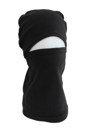 Подшлемник закрытое лицо, тк. Флис, цв. черный от магазина Рабочий класс