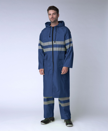 Плащ влагозащитный цв. синий с СОП от магазина Рабочий класс