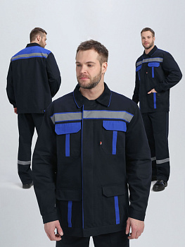 Костюм Итрорис-2 СОП (тк.Саржа,250) п/к, т.синий/васильковый от магазина Рабочий класс