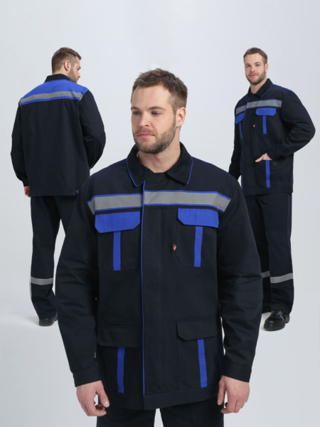 Костюм Итрорис-2 СОП (тк.Саржа,250) п/к, т.синий/васильковый от магазина Рабочий класс